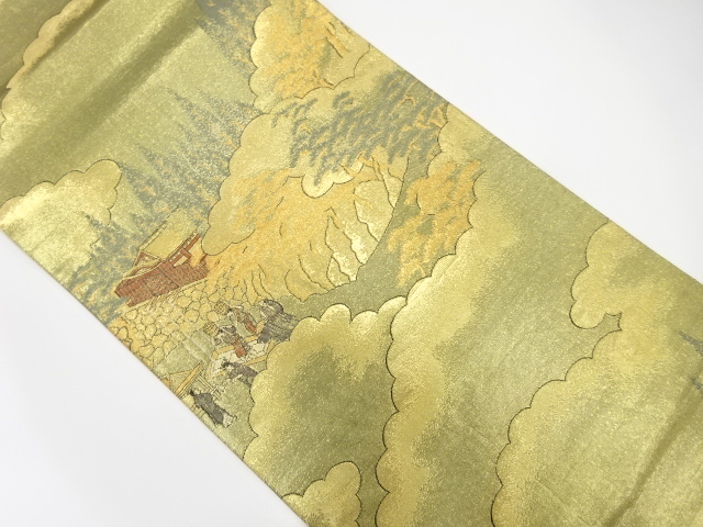 JAPANESE FUKURO OBI / WOVEN PEOPLE IN THE PAST